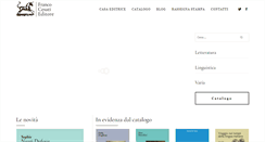 Desktop Screenshot of francocesatieditore.com